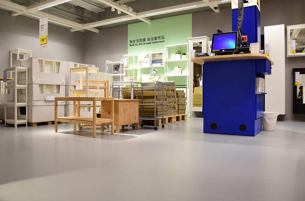 IKEA Furnish Hong Kong Store with Specialist Floor | A Flowcrete Asia Case Study