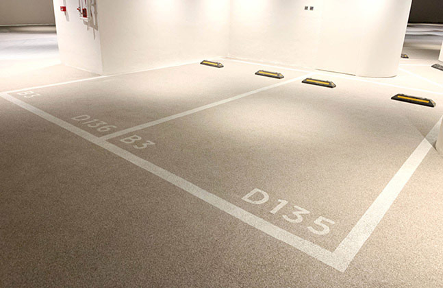 Flowcrete Hong Kong supplied flooring solutions for several areas of the Victoria Docklands development