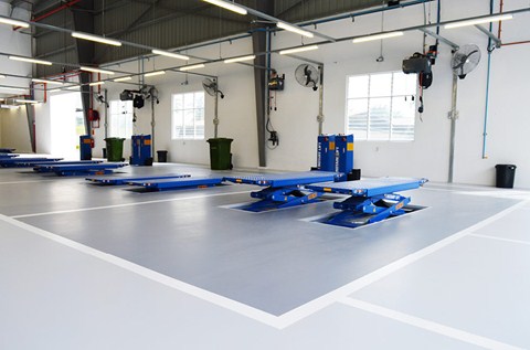 Banting Star Refurbishes Workshop with UV Resistant Flooring