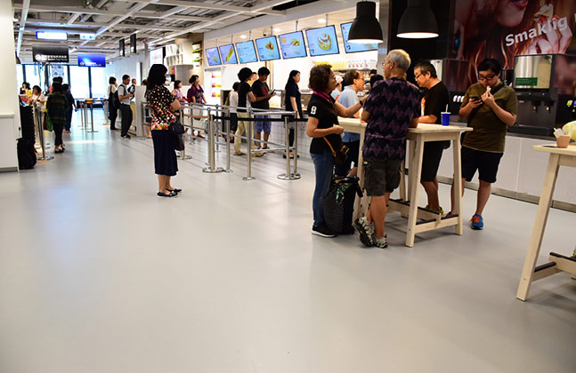 IKEA’s New Hong Store Furnished with Flowcrete Flooring