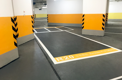 Deckshield Controls Moisture in Low Level Car Park Deck