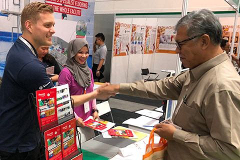 Book a Meeting with Flowcrete at Stand C230