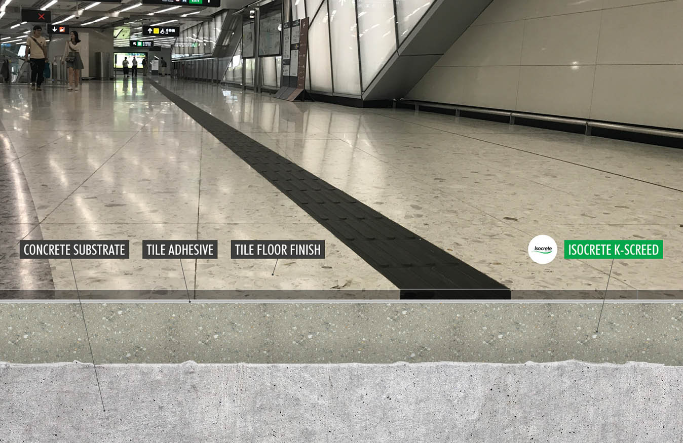 Underground Rail Station Flooring