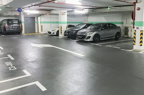 Flowcrete Hong Kong Shields Macau Melaka Car Park