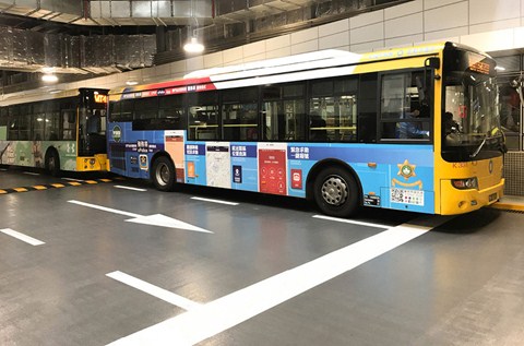 Flowcrete Asia Provide Fresh Flooring for Macau Bus Terminal
