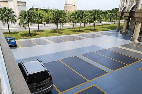 Deckshield Takes Care of Outdoor Car Park