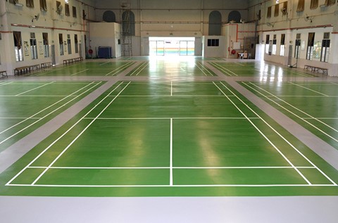 Fresh Floor Finishes for Multi Purpose Hall