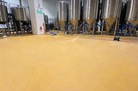 Brewing World Class Beer on World Class Flooring