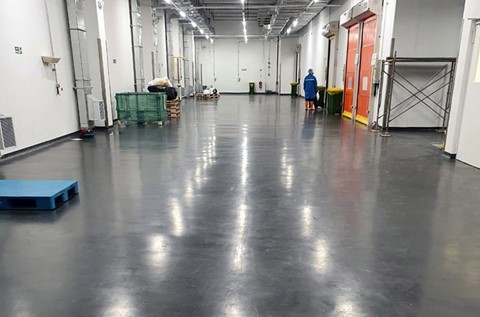 Hygienic Antistatic Flooring Protects Production Areas