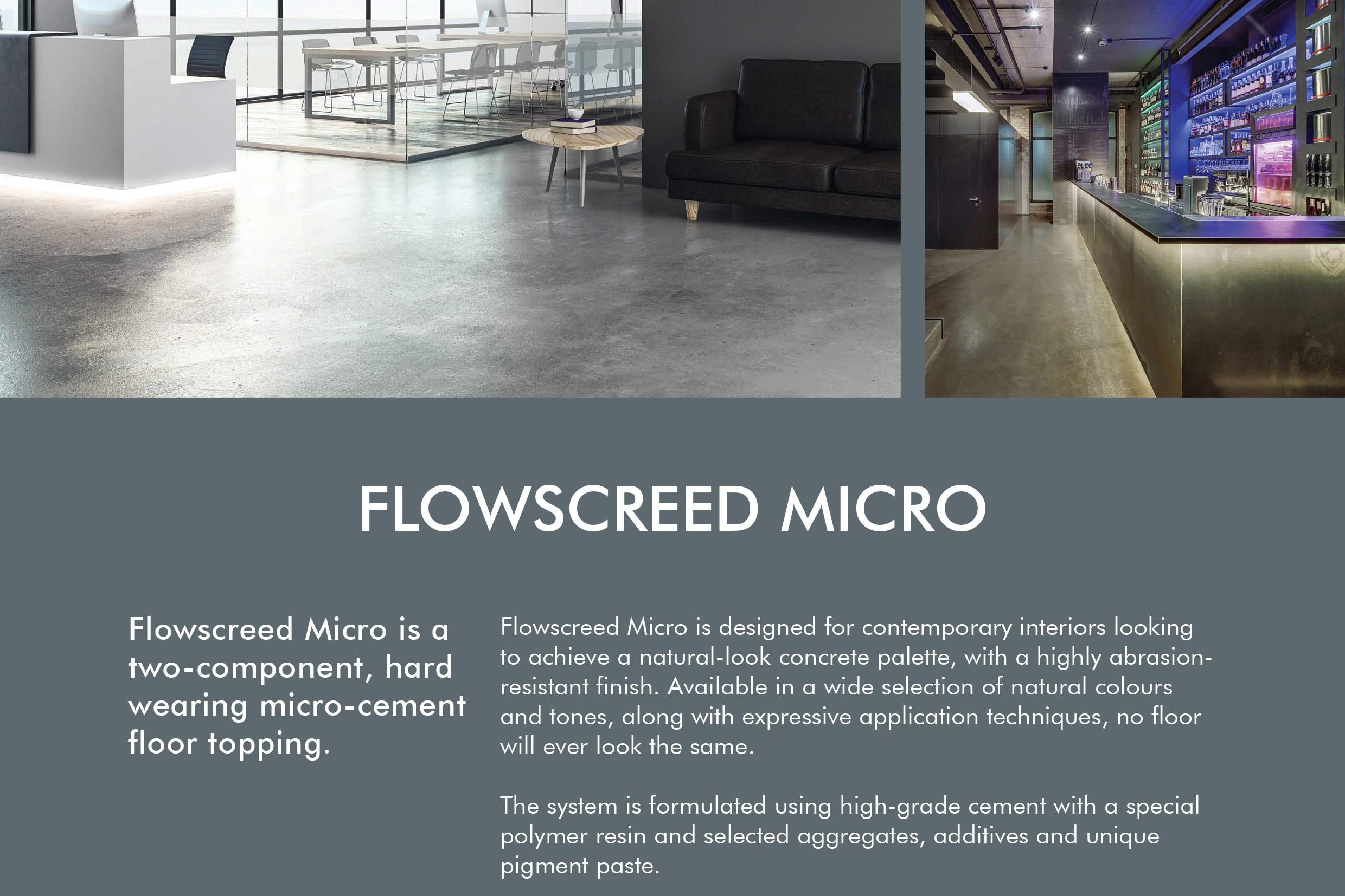 Flowscreed Micro Flyer